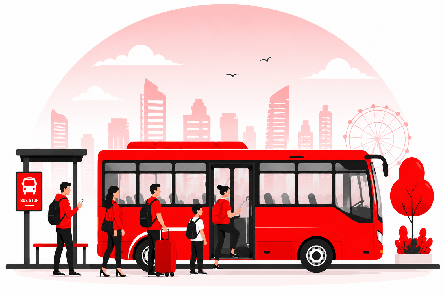 Bus Illustration